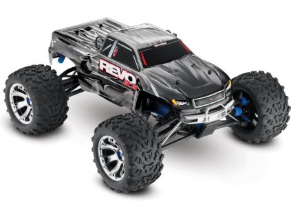 RC auto Traxxas Nitro Revo 3.3 4WD RTR 1:8 (stribrna)