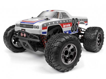 RC auto HPI Savage XS Flux Chevrolet Ei Camino SS 4WD RTR 1:14