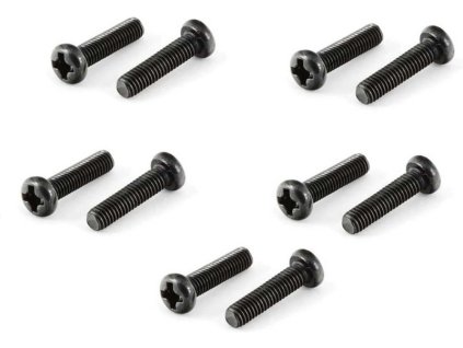 Arrma AR725312 Šroub křížový M3x12mm BH (10)