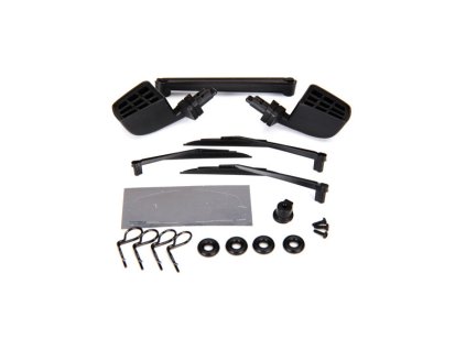 Traxxas zpětná zrcátka, stěrače