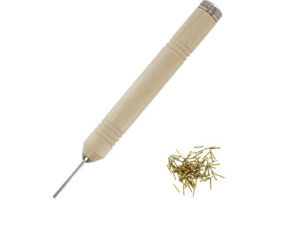 Modelcraft zatloukač hřebíků, mosazné hřebíky 1x7mm (100ks)