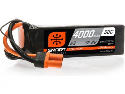 SPEKTRUM SMART LIPOL 4000mAh 50C 22.2V