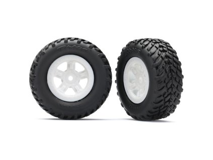 Traxxas kolo 1.8/1.4", disk SCT bílý, pneu SCT (2)