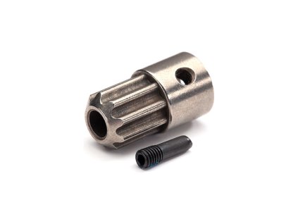 Traxxas Drive hub, front (1)/ 3x10 screw pin (1)
