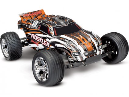 RC auto Traxxas Rustler 2WD RTR 1:10 (oranzovy)