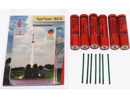 Klima raketový motor B2-0 (6ks)