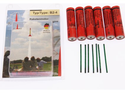 Klima raketový motor B2-4 (6ks)