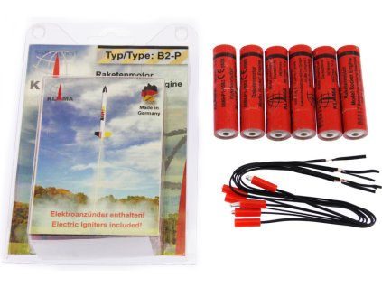 Klima raketový motor B2-P EL (6ks)