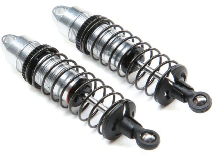 Losi Tlumič kompletní přední, hliník (2): Mini-T 2.0