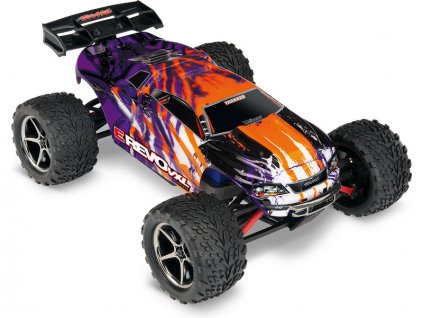 RC auto Traxxas E-Revo VXL TQi 4WD RTR 1:16 (oranzova)