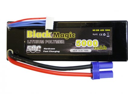 BALCK MAGIC LIPOL 5000mAH 50C 14.8V