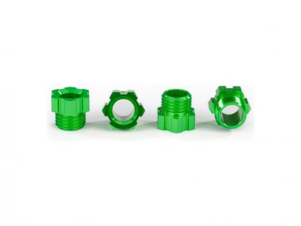 Traxxas matice hřídele hliníková zelená (4)