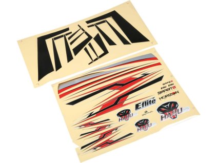 E-flite samolepky: Habu STS