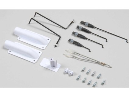 E-flite sada táhel, vidličky, kryty serv: Habu STS