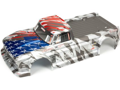 Arrma karosérie stříbrná/červená: Infraction 6S BLX