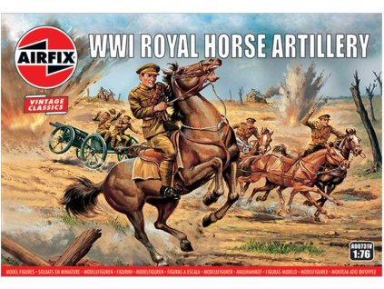 Airfix figurky - WW1 Royal House Artillery (1:76) (Vintage)