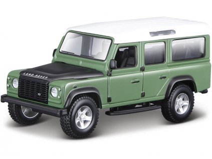 Bburago Land Rover Defeneder 110 1:32 zelená