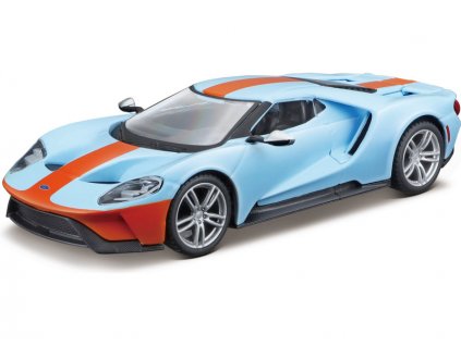 Bburago Ford GT 2017 1:32 světle modrá