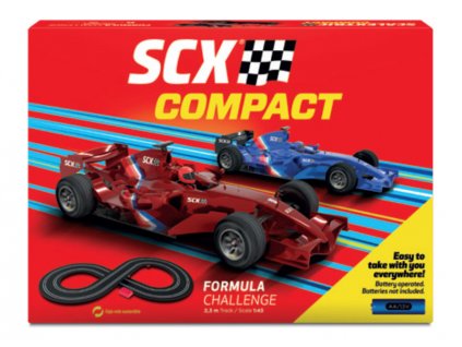 Autodráha SCX Compact Formula Challange 1:43