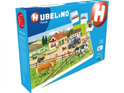 HUBELINO Puzzle - Život na farmě