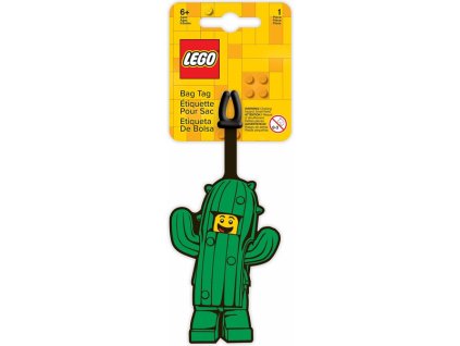 LEGO jmenovka na zavazadlo - Iconic kaktus