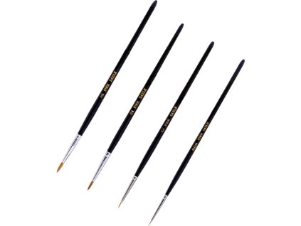 Modelcraft štetec profesionální se sobolí srsti (sada 000, 0, 2 a 3)