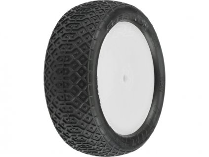 Pro-Line kolo 2.2", pneu Electron MC 4WD Buggy přední, disk Velocity H12 bílý (2)