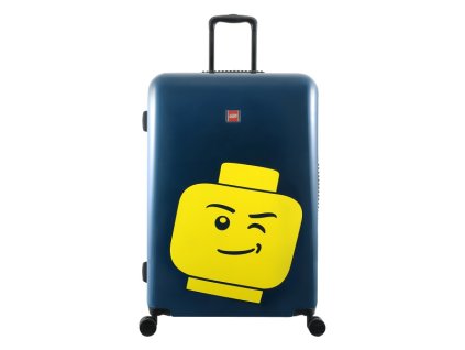 LEGO Luggage Cestovní kufr Minifigure Head 28" - námořnická modř