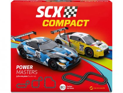 Autodráha SCX Compact Power Masters 1:43