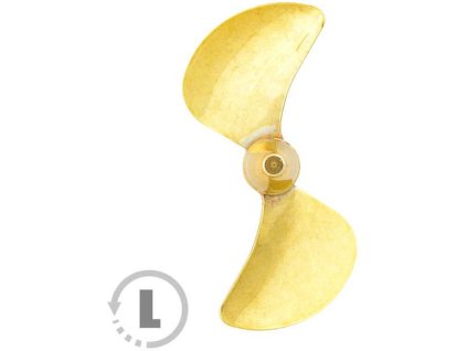 Raboesch lodní šroub tř.154 20mm M2 2-listý levý