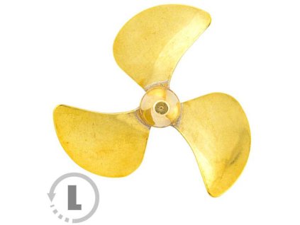 Raboesch lodní šroub tř.160 45mm M4 3-listý levý