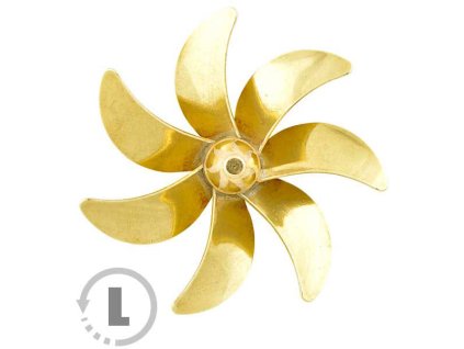 Raboesch lodní šroub tř.185 50mm M4 7-listý levý