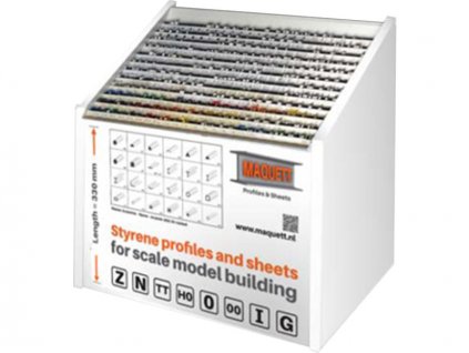 Raboesch prodejní displej s 285 druhy profilů 330mm