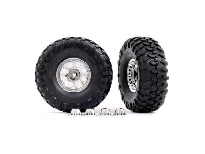 Traxxas kolo 2.2", disk classic chromovaný, pneu Canyon Trail (2) (pro #8255A)