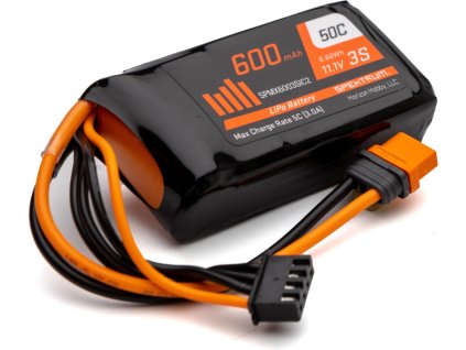 Spektrum Smart LiPo 11.1V 600mAh 50C IC2