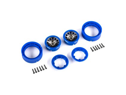 Traxxas disk 1.0" Method 105 beadlock černo-modrý (2)