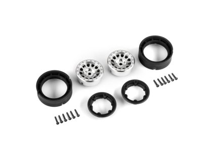 Traxxas disk 1.0" Method 105 beadlock polomatný chrom (2)