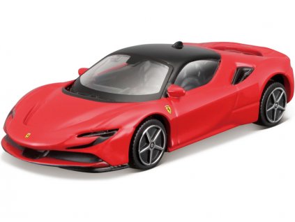 Bburago Ferrari SF90 Stradale 1:43 červená