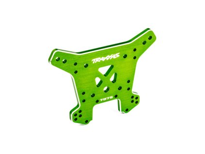 Traxxas vež tlumičů přední hliníková zeleně eloxovaná (pro Sledge)