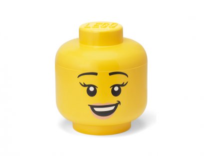 LEGO Storage Head Large - šťastná dívka