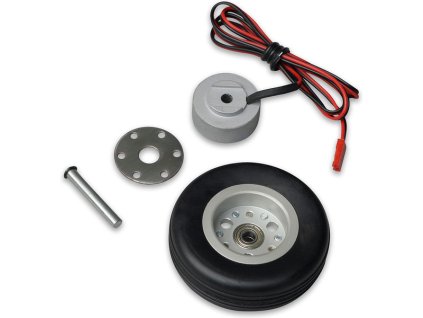 Hangar 9 hlavní kolo podvozku s brzdou 65mm (1): MB-339 2.1m