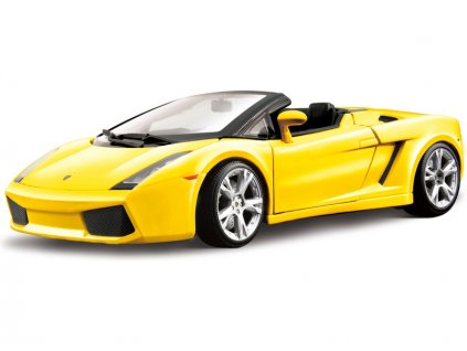 Bburago Lamborghini Gallardo Spyder 1:18 žlutá metalíza