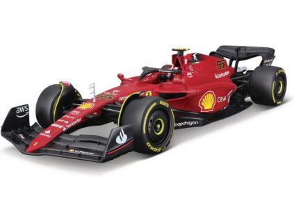 Bburago Ferrari F1-75 1:18 #55 Carlos Sainz