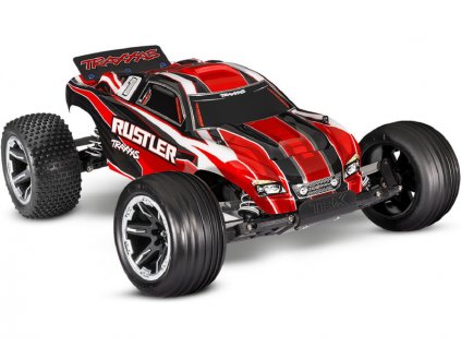 RC auto Traxxas Rustler 2WD RTR 1:10 (cervena)