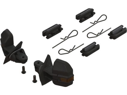 Arrma křídlová rzčátka, kliky dveří