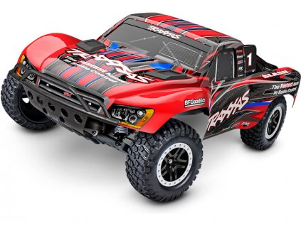 RC auto Traxxas Slash 2BL 2WD RTR 1:10 (cervena)