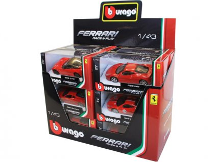 Bburago auta Ferrari 1:43 (sada 12ks)