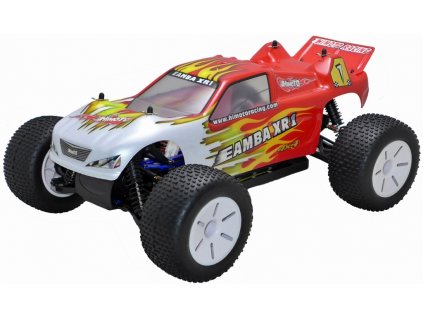 RC auto Himoto Truggy Eamba XR1 4WD RTR 1:10 (cervena)