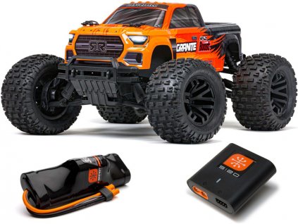 RC auto Arrma Granite 4x2 Boost Mega 2WD RTR 1:10 (oranzova)