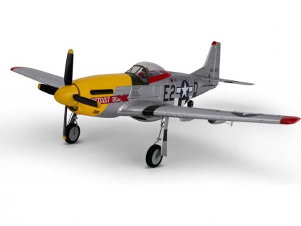 E-Flite P-51D Mustang 0.49m Detroit Miss Safe Selected BNF Basic